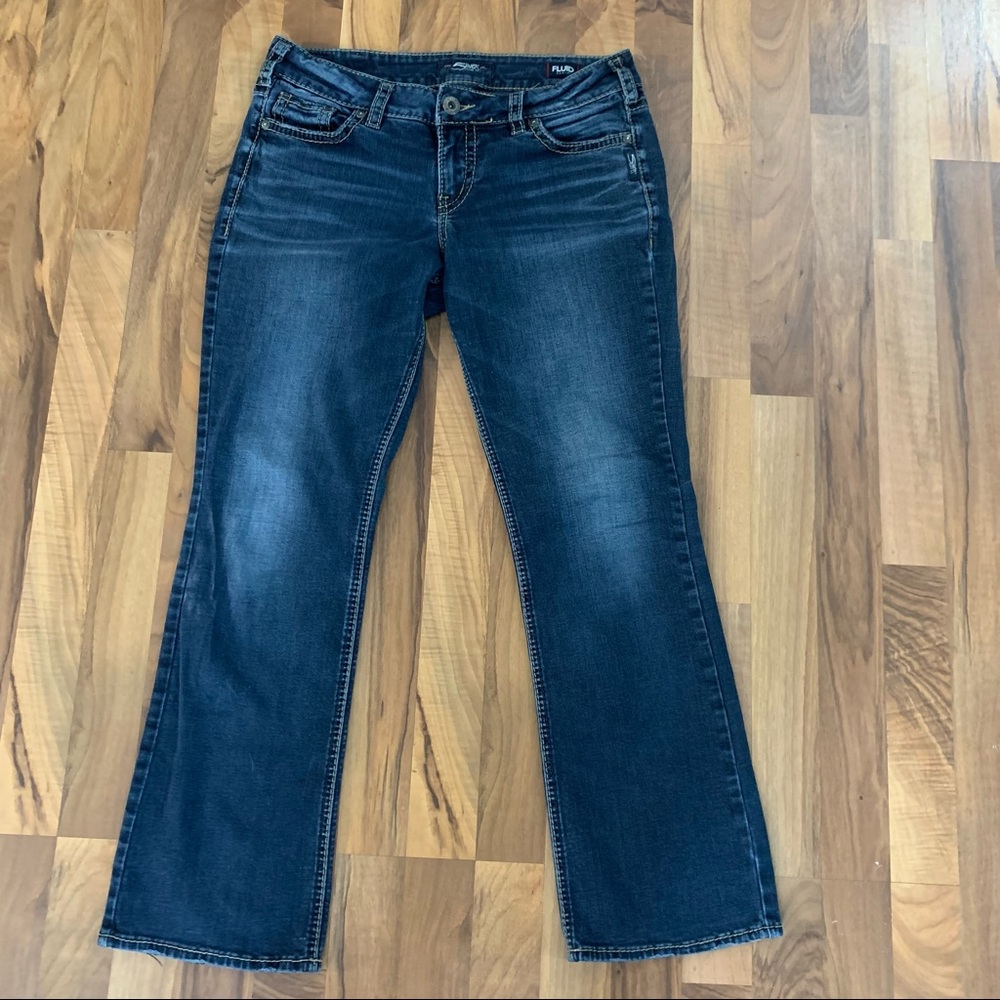 Silver ELYSE MID slim BOOT jeans